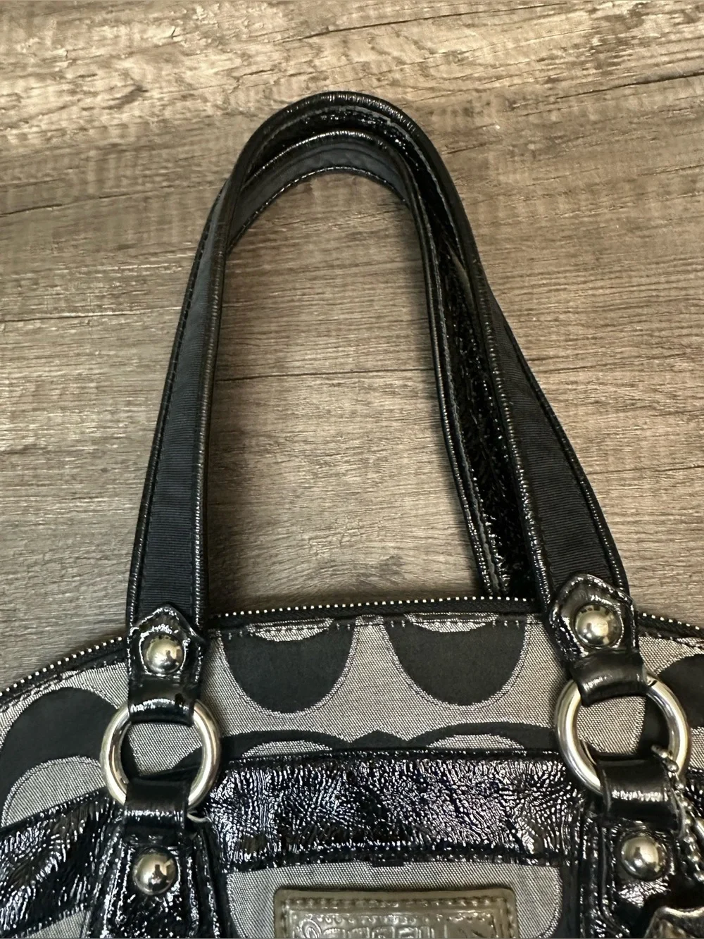 Coach Poppy Signature Glam Tote